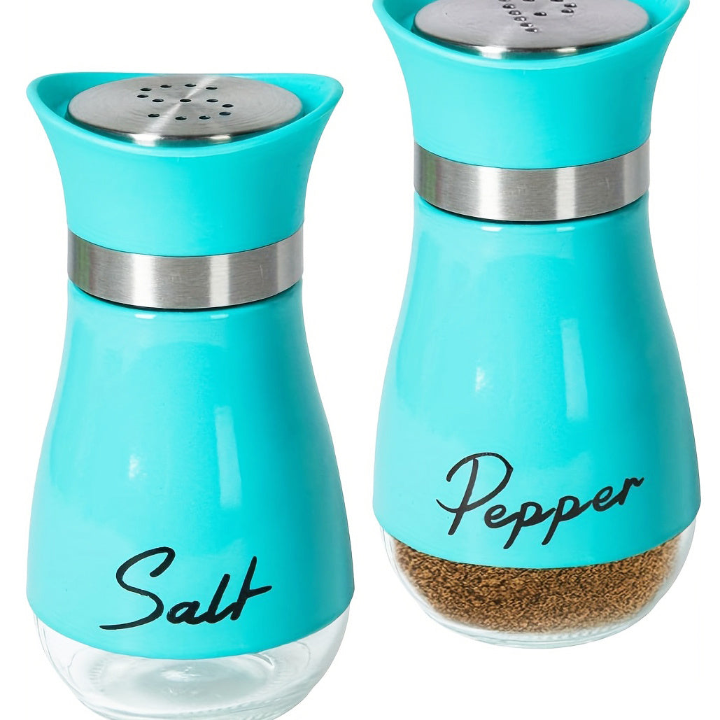 2pcs Pepper Grinder Glass Spice Mill Manual Salt Grinder Spice Crusher
