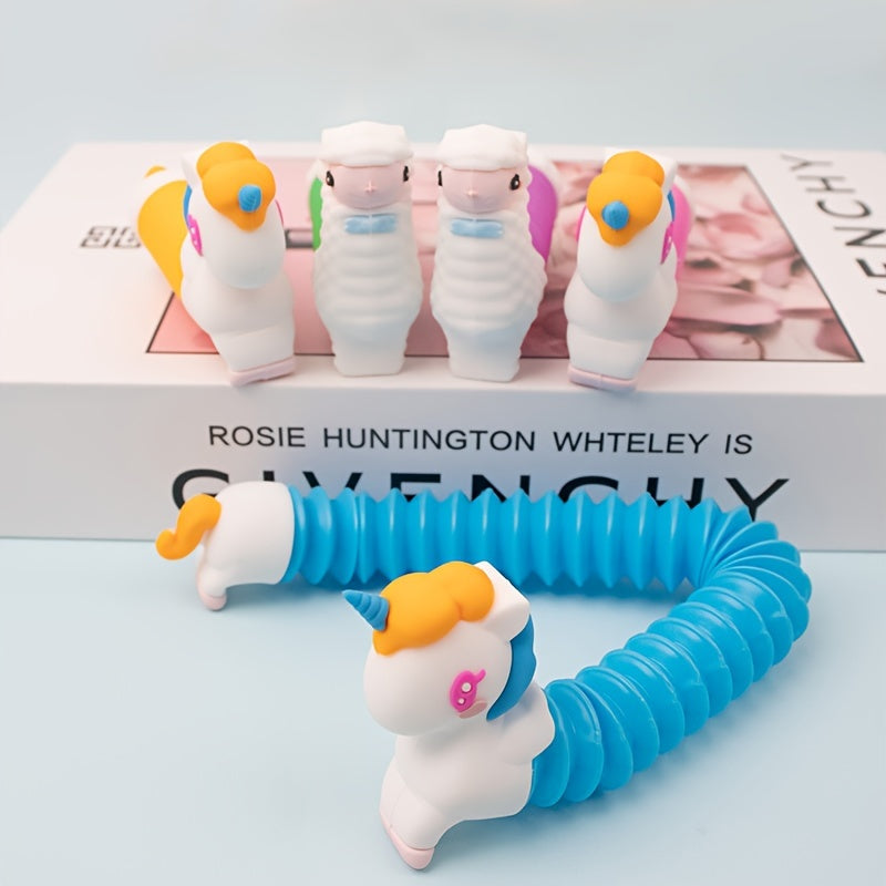 Unicorn Telescopic Tube Toy for Fun and Venting