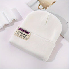 Unisex Couple Beanie Warm Knit Hat Soft Skull Cap Coldproof Beanies