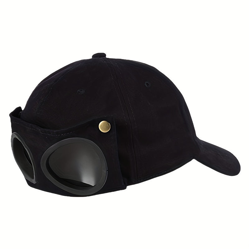 Athletic Men's Baseball Cap Golf Dad Hat With Glasses