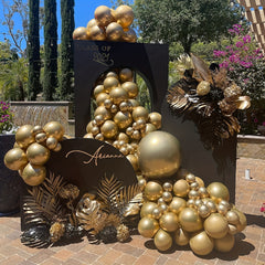 50pcs Party Golden Metal Balloon 30 Happy Birthday Party Decoration