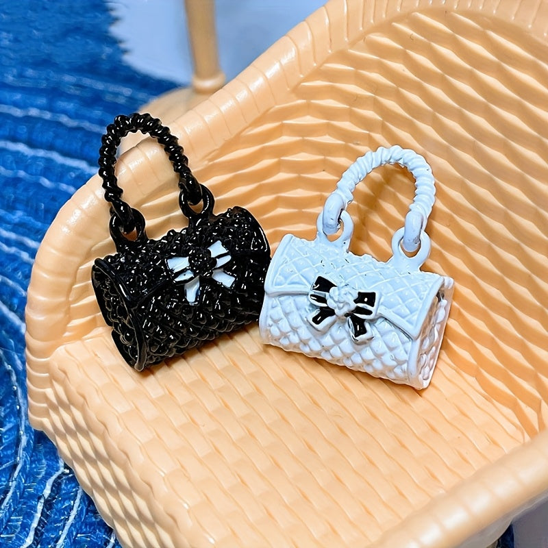 1:12 Dollhouse Butterfly Bag Tote Aluminum Alloy OB11 Scene Props