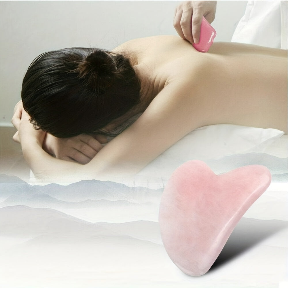 Heart Shaped Facial Massage Board Scraping Tool