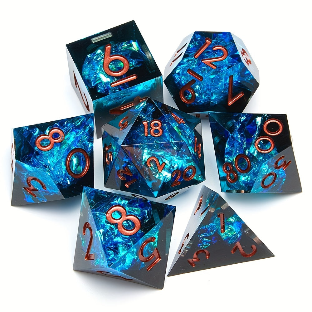 7pcs Polyhedral Dice Set for RPG Pathfinder Board Games
