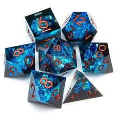 7pcs Polyhedral Dice Set for RPG Pathfinder Board Games