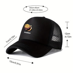 Unisex Sunshade Adjustable Baseball Cap with Bee Pattern