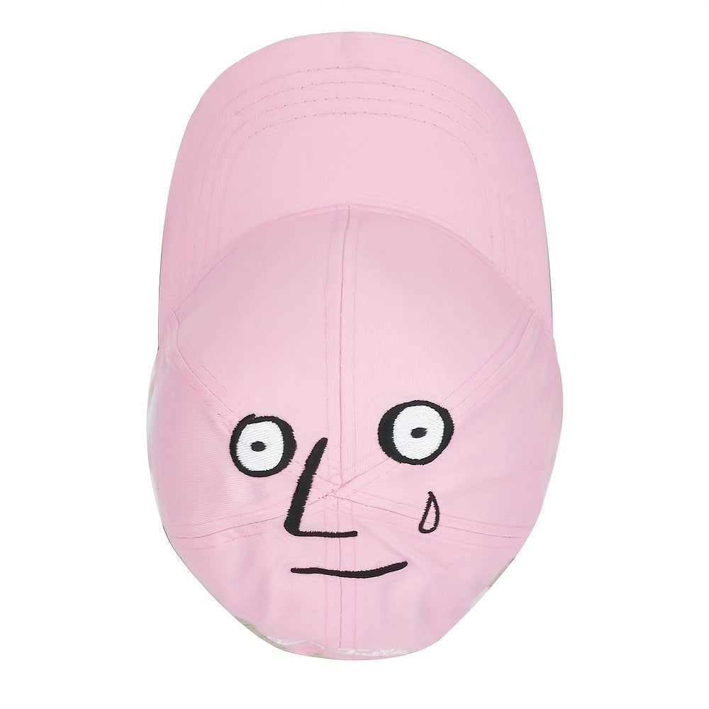 Cartoon Embroidery Pink Baseball Cap Funny Dad Hats for Women