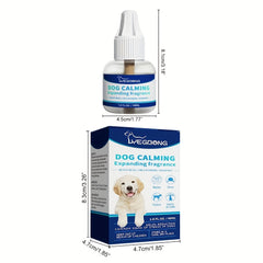 2 Packs Pet Anxiety Relief Liquid Natural Stress Drops for Cats and Dogs