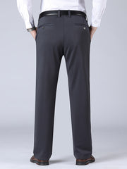 Men's Classic Solid Dress Pants for Business - Spring Summer