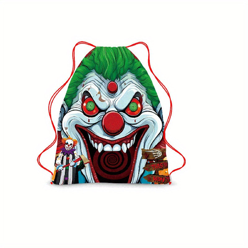 Halloween Drawstring Backpack Portable Storage Bag
