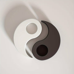 2PCS Tai Chi Yin Yang Silicone Candle Making Molds