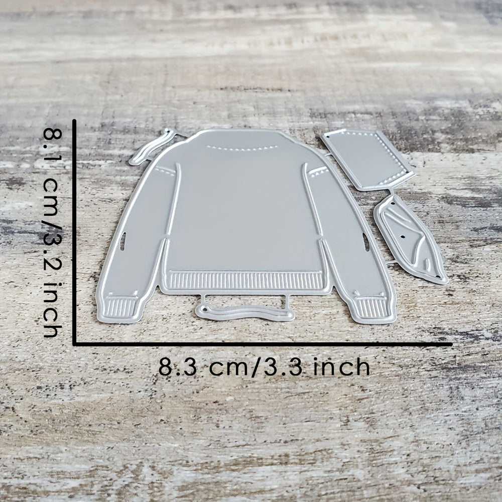 1pc Sweatshirt Clothing Metal Cutting Dies Scrapbooking Stencil Die Cuts