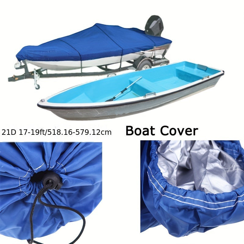 Polarlander Waterproof 210D Speedboat Boat Cover 125in UV Protection Snow Proof