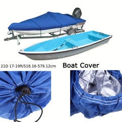 Polarlander Waterproof 210D Speedboat Boat Cover 125in UV Protection Snow Proof