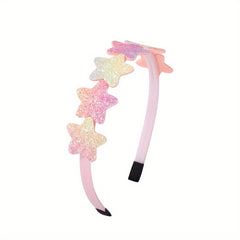 Heart Shape Mixed Headband Plastic Bundle Hairband for Baby Girls