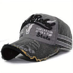 Vintage Washed Denim Baseball Cap Trucker Hat