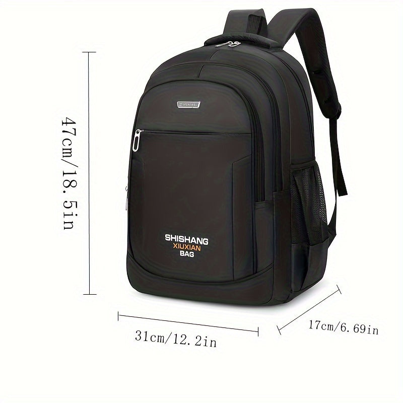 Large Capacity Shoulder Backpack For Commute