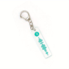Music Sound Wave Acrylic Keychain for Fans