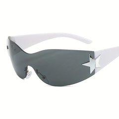 Kids Pentagram Sunglasses Frameless PC Lens