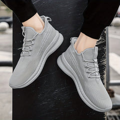 Men's Lightweight Knitted Running Shoes - Spring/Summer