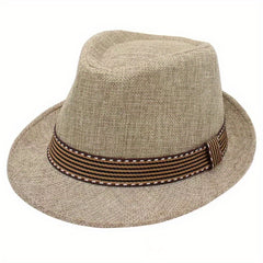 Toddler Jazz Fedora Hat with Tape Decor