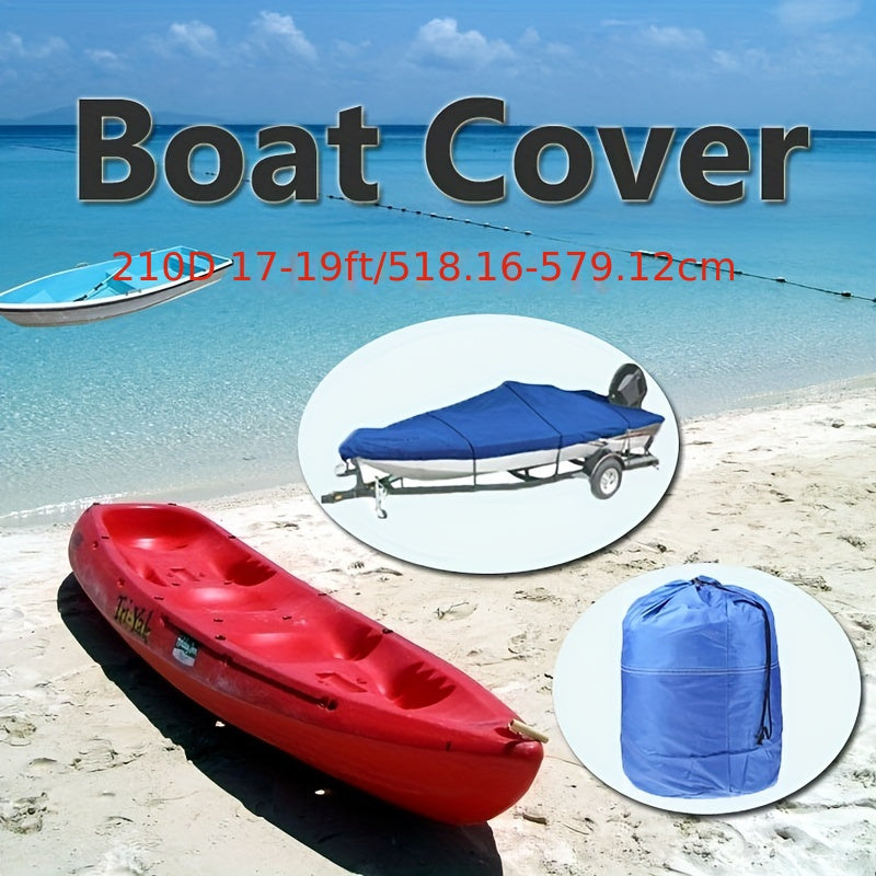 Polarlander Waterproof 210D Speedboat Boat Cover 125in UV Protection Snow Proof