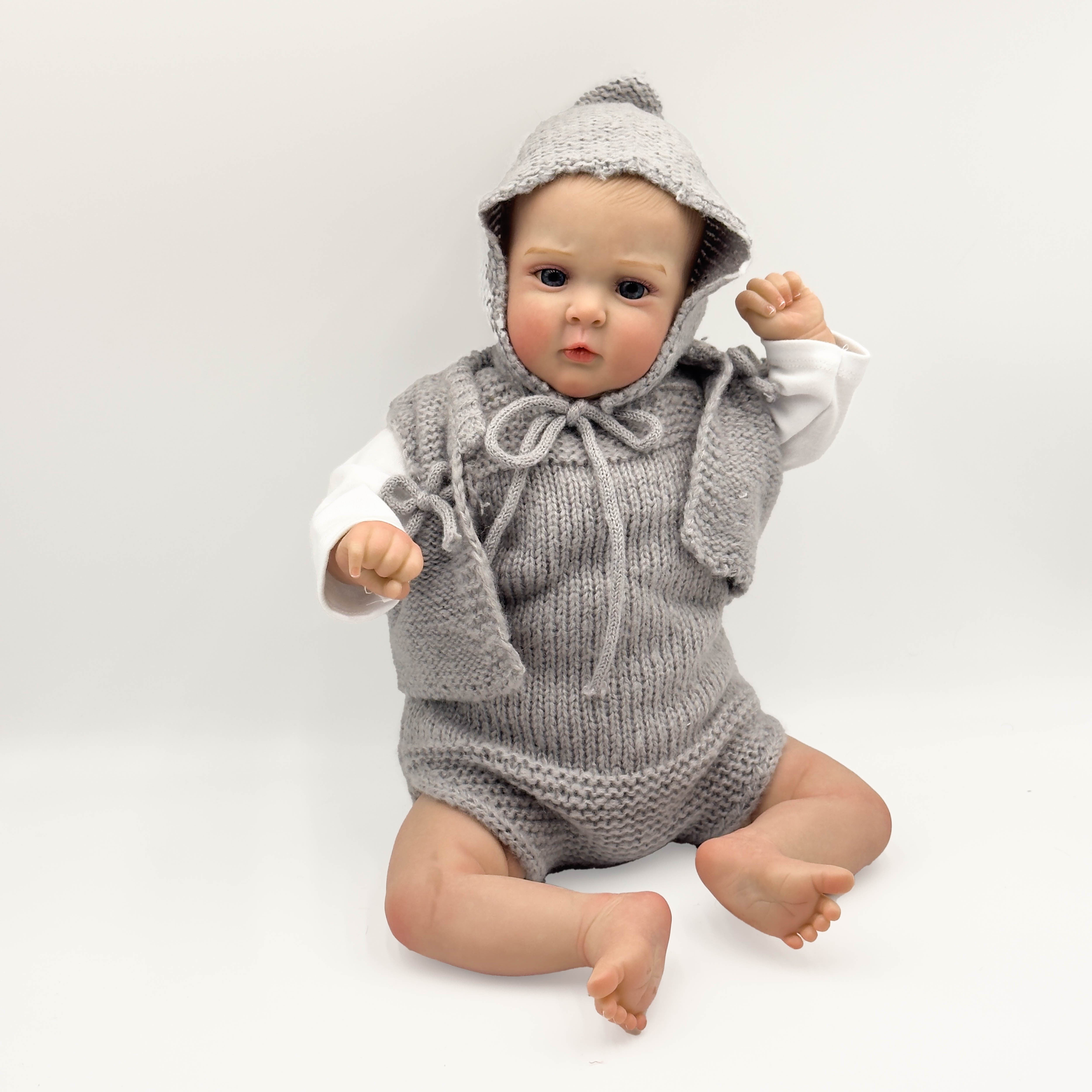 Adorable Reborn Youngsters Doll Soft Cuddly Lifelike Realistic Skin