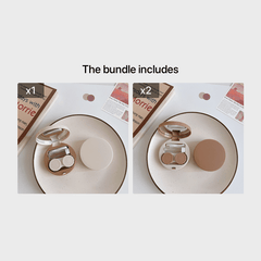 1pc Lens Case Holder Container Mini Lens Soak Storage Kit