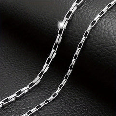 Titanium Steel Necklace Long Box Chain Men's Women's Jewelry