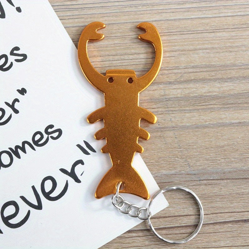 Lobster Shaped Keychain Bottle Opener
