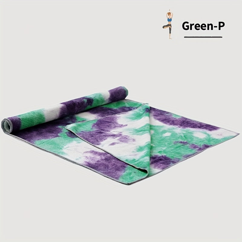 Anti Slip Yoga Mat Towel Dots Printed Pilates Blanket Hot Yoga Fitness