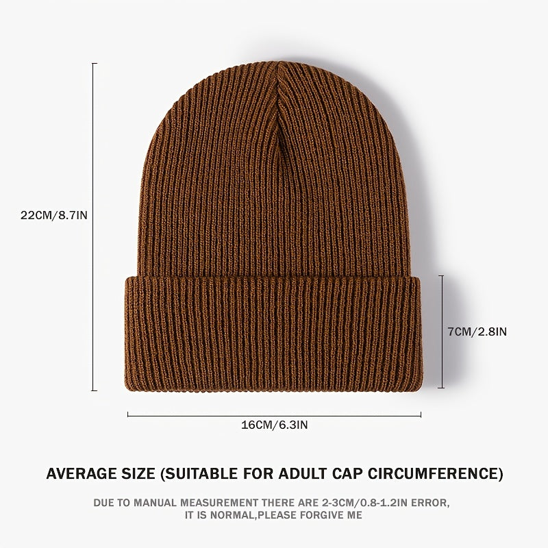 Men's Outdoor Thermal Beanie for Street Style