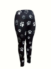Paw Print High Rise Leggings