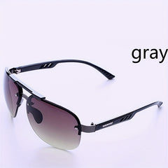UV 400 Protection Rimless Sunglasses Men's Driving Glasses