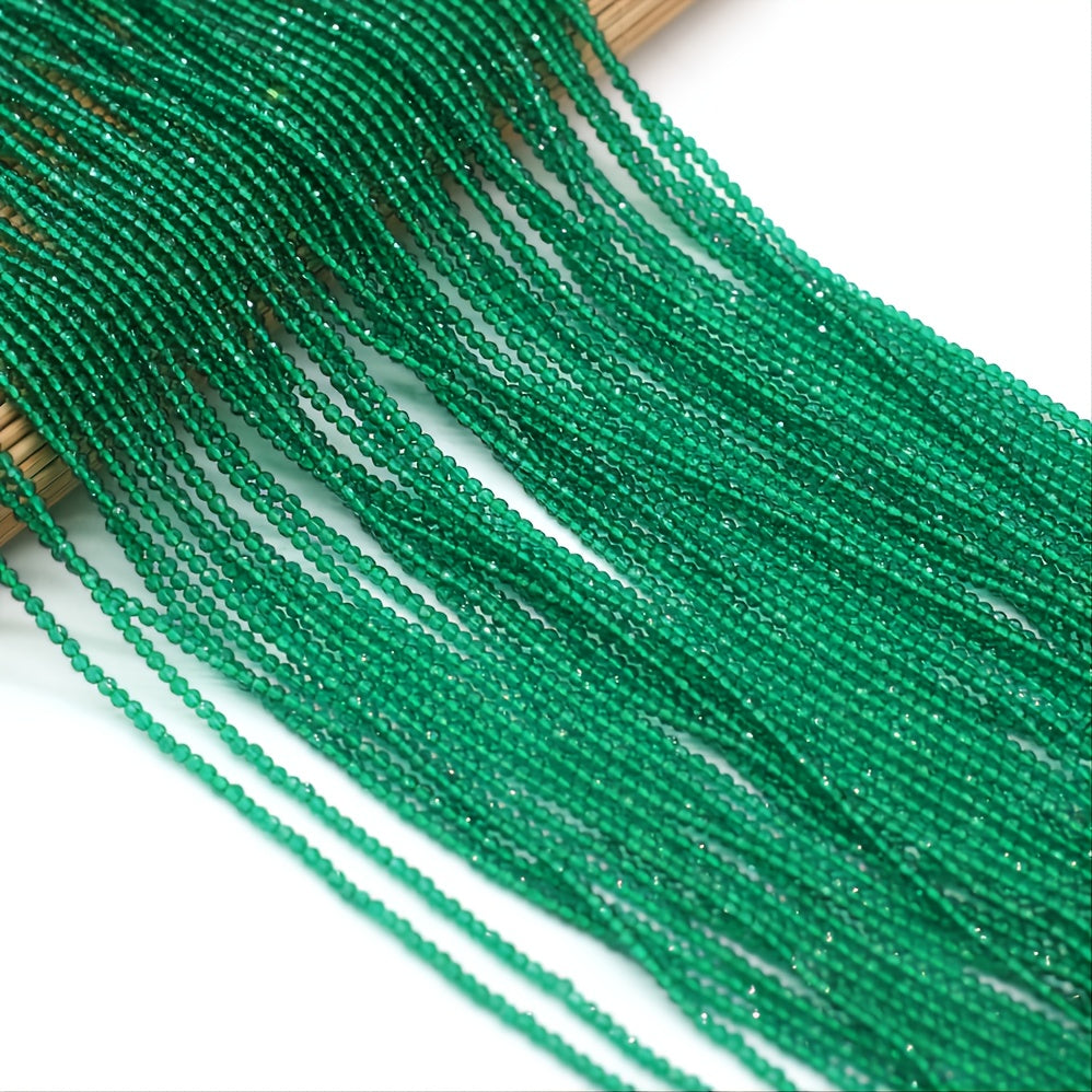 Green Spinel Beads 16" Strand Natural Semi Precious Stone