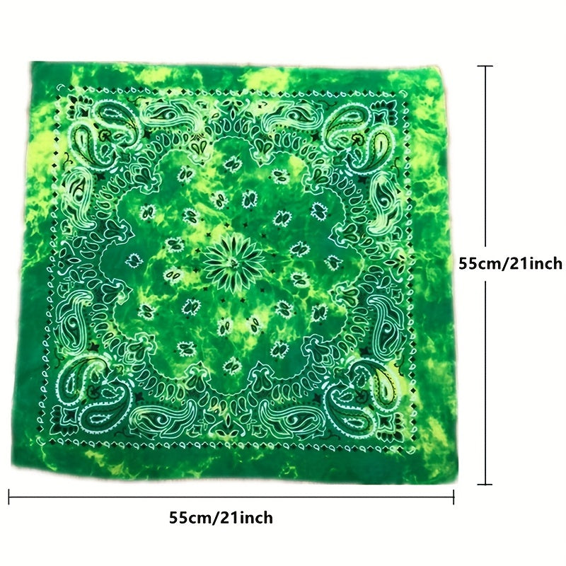 Polyester Paisley Retro Vintage Bandana Hip-hop Headband