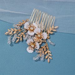 Girls Rhinestone Hairpin Vintage Flower Fairy Hair Accessories