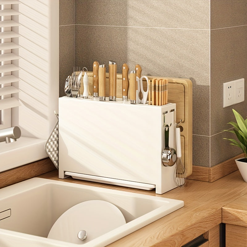 Wall Hanging Storage Shelf for Utensils and Cutlery