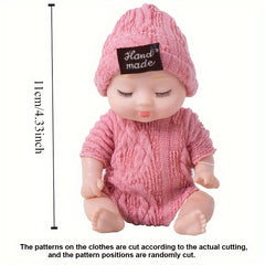 3 Inch Reborn Doll for Girls Realistic Sleep & Play Features in Pink Red