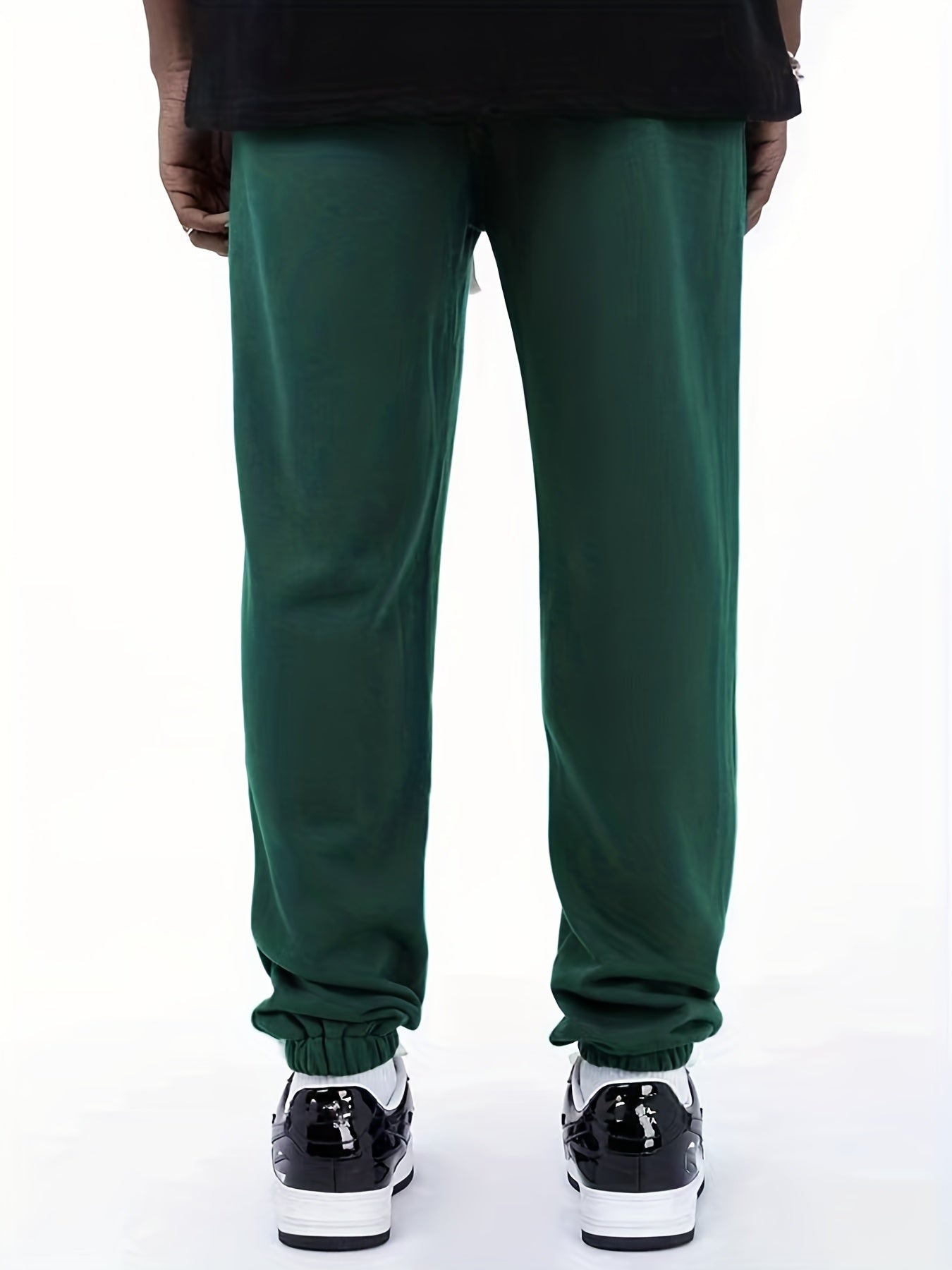 Men's Alien Graphic Joggers with Stretch and Drawstring