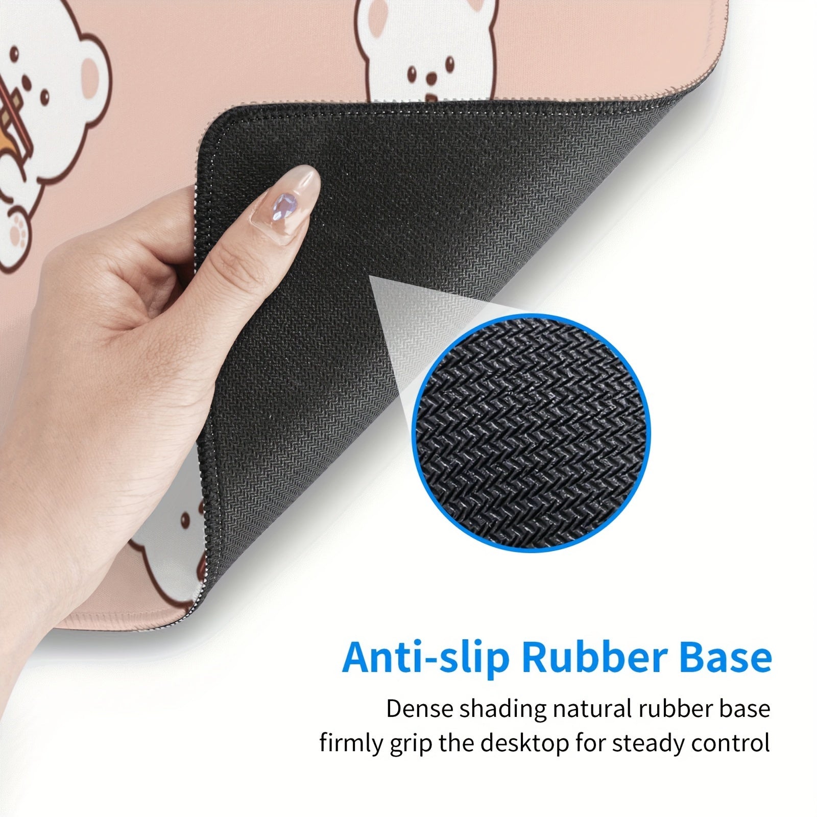 Funny Bear Desk Pad Office Mouse Pad Large Small