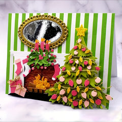 3D Christmas Tree Metal Cutting Dies for Card Making DIY Craft Decor