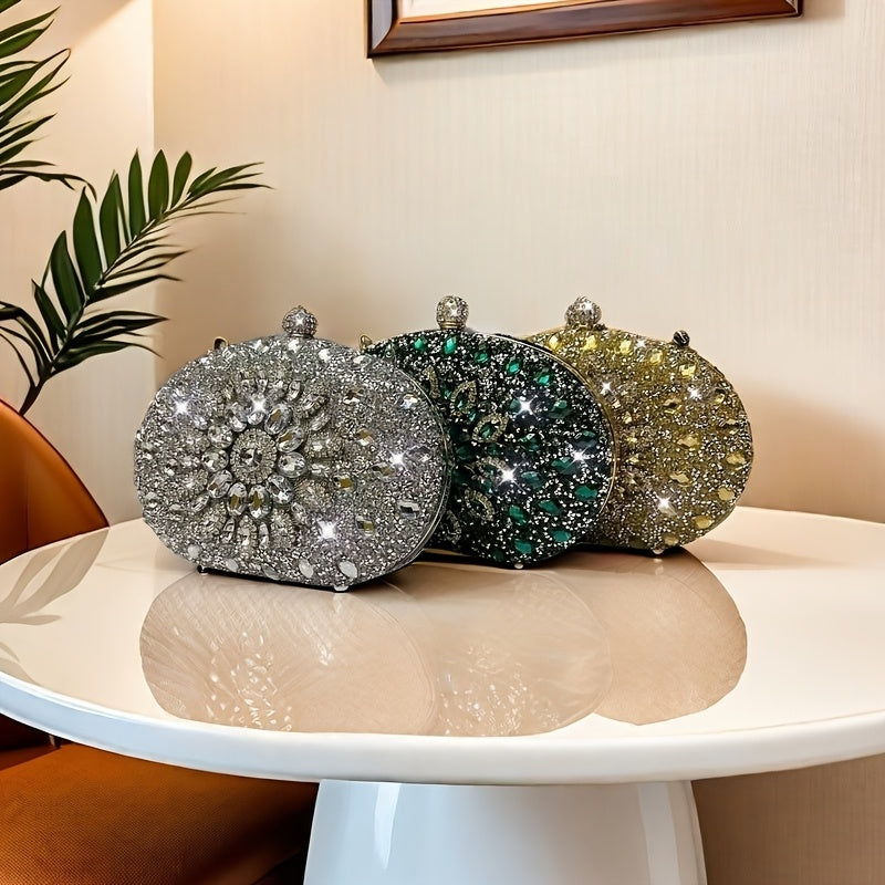 Diamond Women's Evening Bag Wedding Crystal Phone Bag