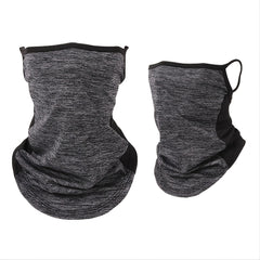 Mesh Facemask Polyester Neck Solid Windproof Dustproof Fishing Sunscreen