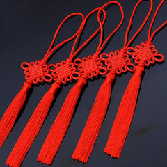 5pcs Chinese Knot Tassel Small Pendant Festive Tassel Ear Spring Pendant