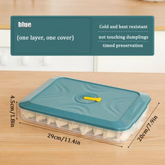 Dumpling Freezer Preservation Storage Box Egg Tray