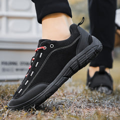 Men's Outdoor Lace Up Hiking Shoes Wear-Resistant Non-Slip