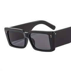 Thick Frame Square Sunglasses for Men Women PC Glasses