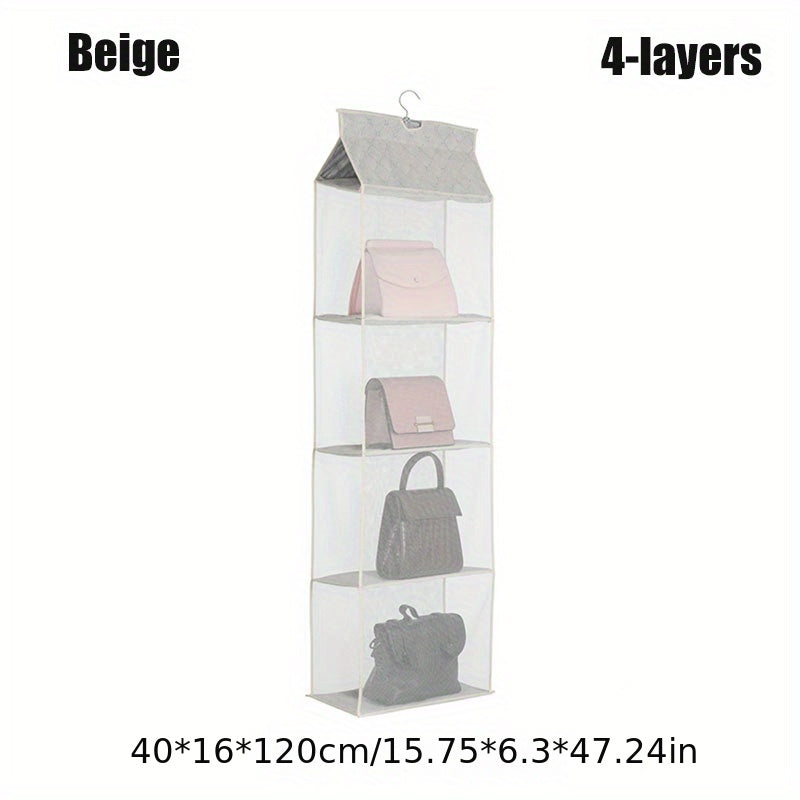 4 Layer Hanging Storage Bag Organizer
