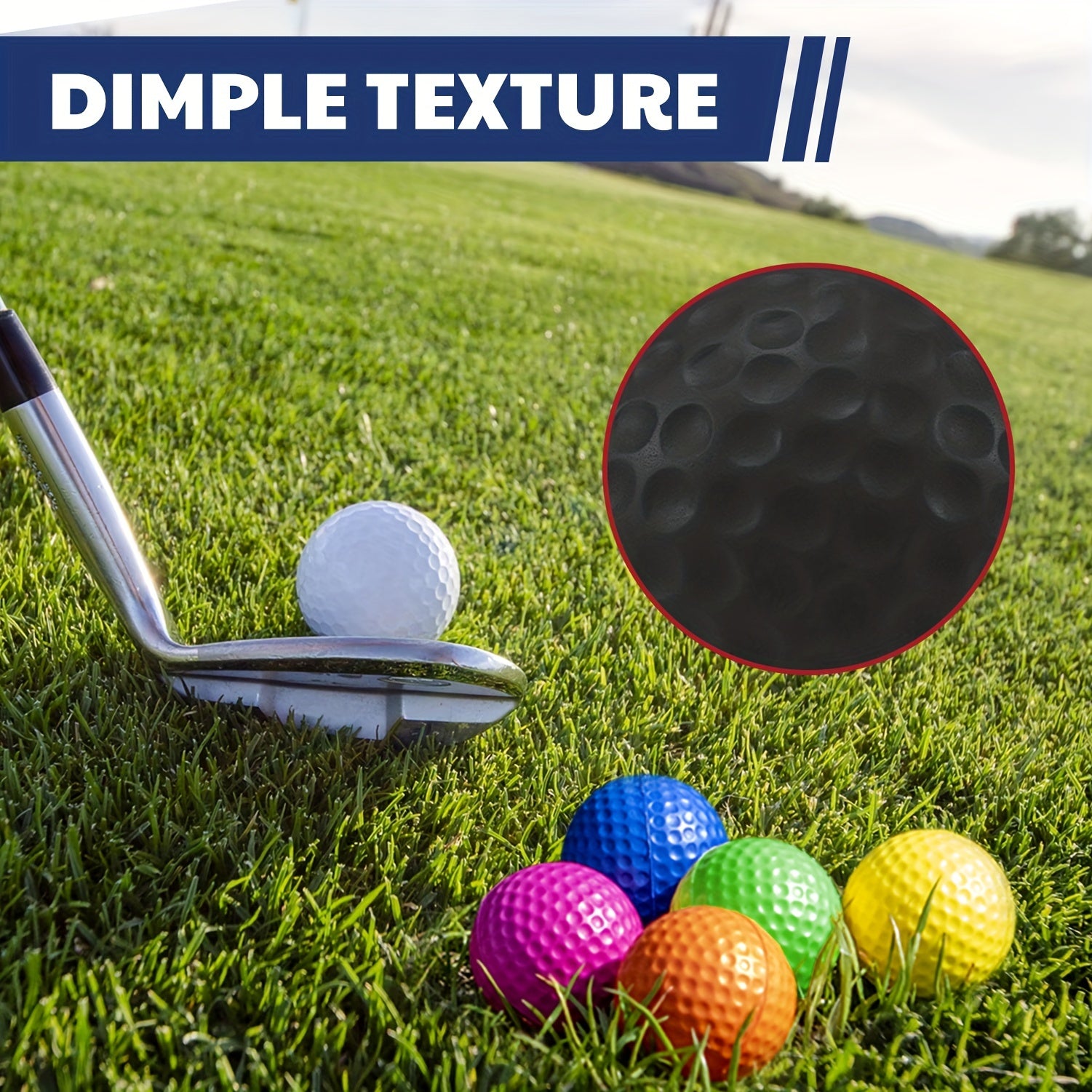 18pc Golf Practice Balls for Indoor/Outdoor Training Improve Your Game